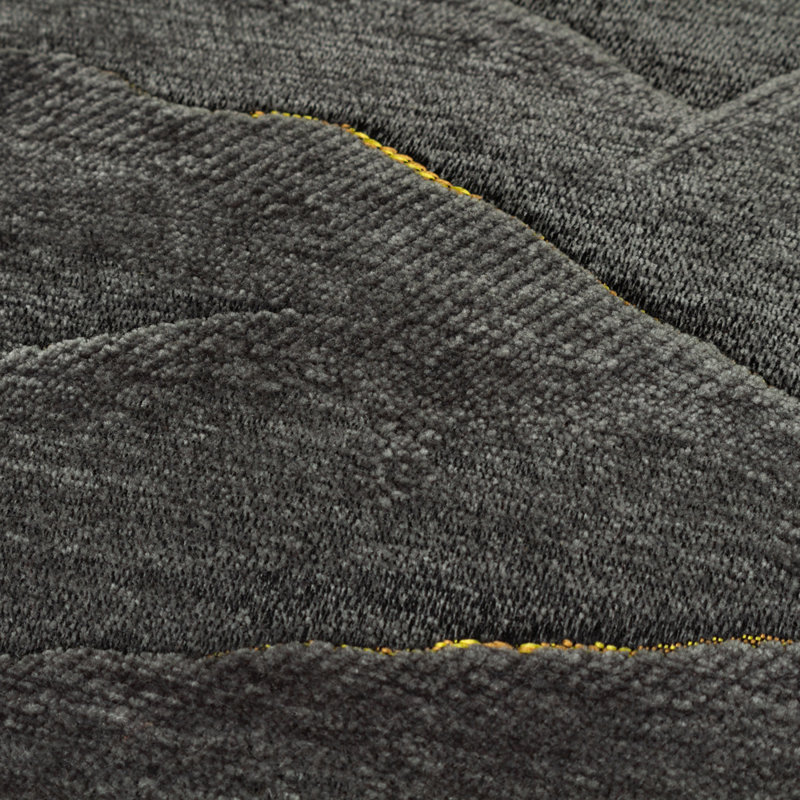 Square Cushion Cover, Charcoal