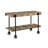 Metal Frame Console Table With Bottom Shelf, Console Table For Indoor