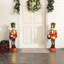 Soldat casse-noisette illuminé 3 pi avec couronne, décoration de Noël à piles-52370289
