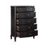 Commode à finition noire antique