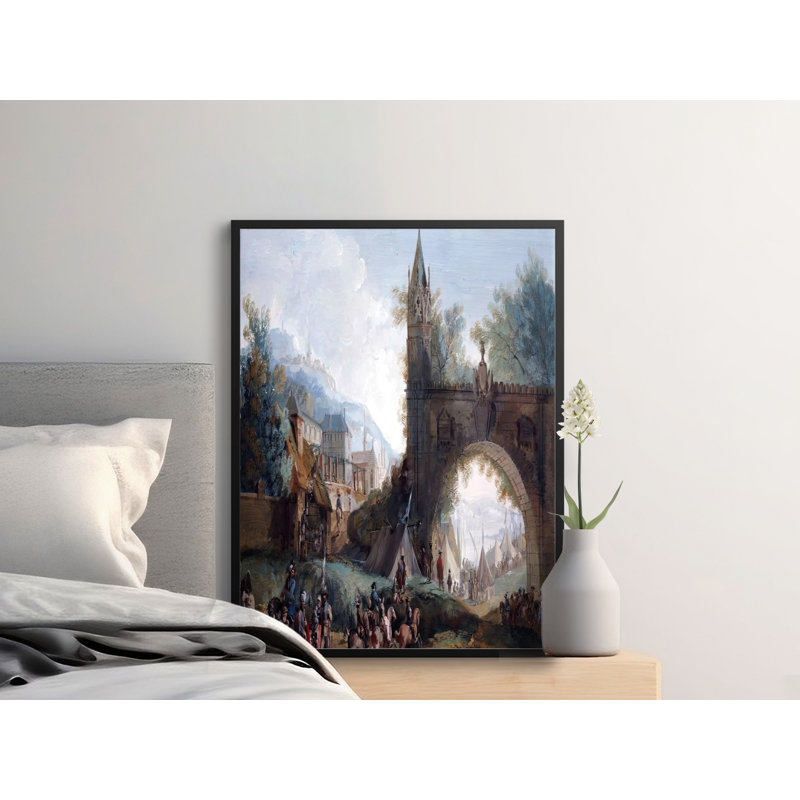 Mariami 1 Piece Floater Frame Wall Art, 16x24