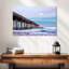 Plein lune au-dessus de Scripps Pier-2057280324