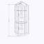 Cabinet d'angle avec ampoule-558268986
