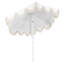 Parasol d'extérieur à frange bohémienne de 9 pi avec manivelle et inclinaison Collins, auvent blanc résistant aux rayons UV, mât blanc-1422570732-1412435110