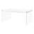 Modern Acrylic Coffee Table, Clear Rectangle Center Table-204224621