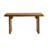 Devol Live-Edge Teak Wood Garden Bench