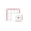 Ensemble de conversation pour 4 personnes avec foyer et coussins Sunbrella Lsi-716198479