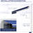 13' X 8' Yard Awning - Dark Blue. & Water-. Manual Operating Crank. Aluminum Frame. Multi-surface Compatibility. Heat Reducing. For Yard, Deck, Balcony. Versatile Installation Option. Outdoor Strong