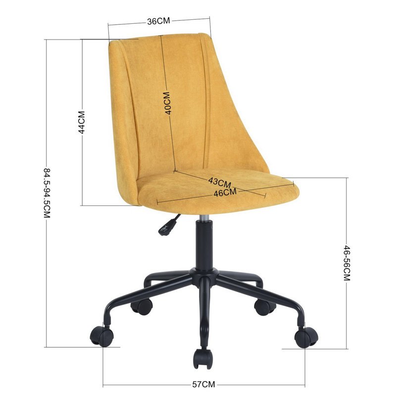 Feurstein Office Chair, Yellow