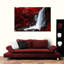 «Red Autumn Waterfall», reproduction sur toile-608585086