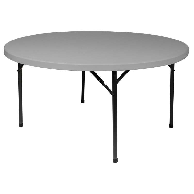 Table pliante portative en plastique Rhinolite, H 30 po x l 60 po x P 60 po