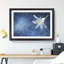 White Flower Painting - Picture Frame Graphic Art-62765411-62765410