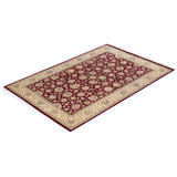 Classic One-of-a-Kind 4' 3" X 6' 3" Hand Knotted Area Rug