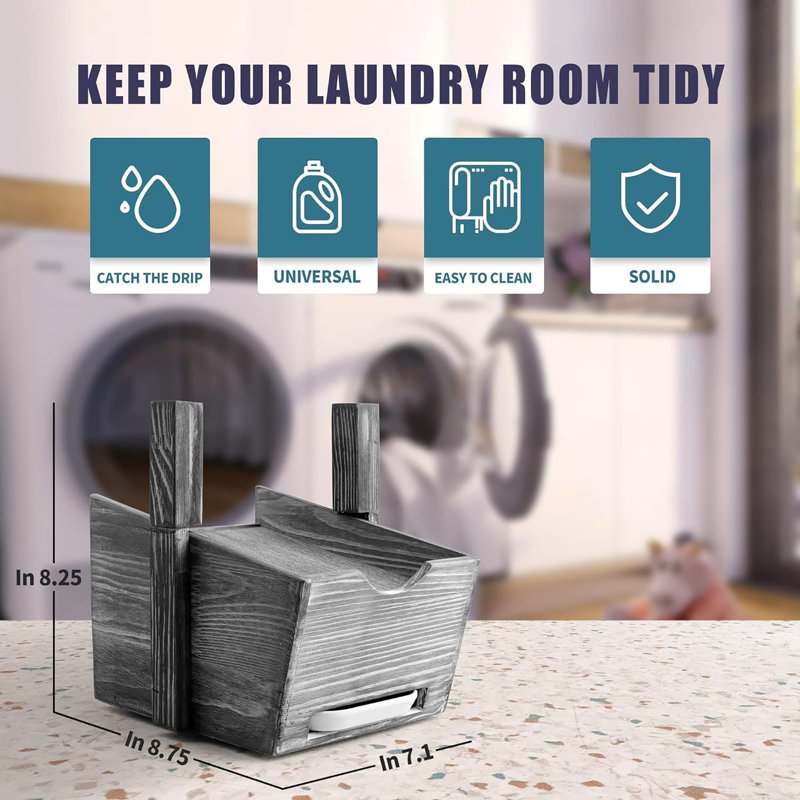 Wood Laundry Room Organizer