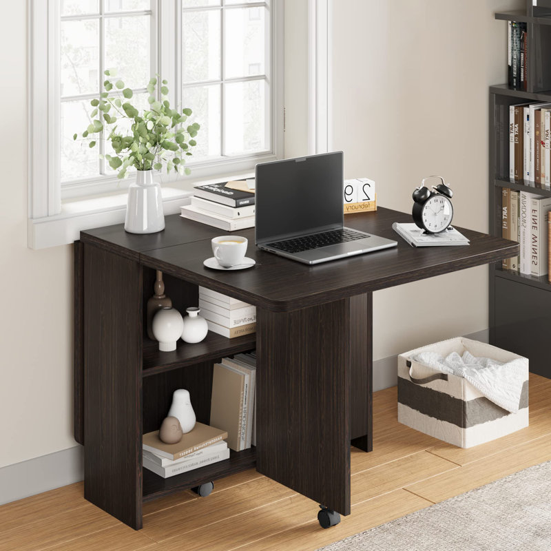 Daejuan Dining Table, Dark Walnut, 23.6" H x 31.4" W x 50.1" L