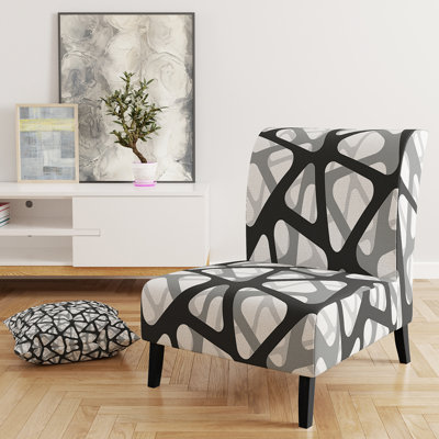 Fauteuil de chambre rembourré Mid-Century