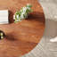 Ensemble de 5 tables de salle à manger Mid-Century rondes en bois massif avec chaises de cuisine robustes pour 2 à 6 personnes-707604273-707604277