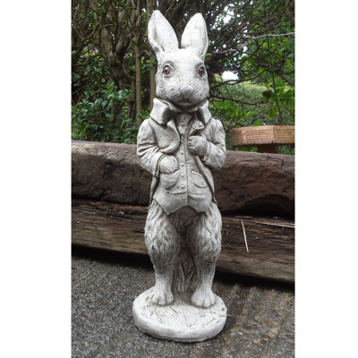 Monro Animals Weather Resistant Stone Garden Statue