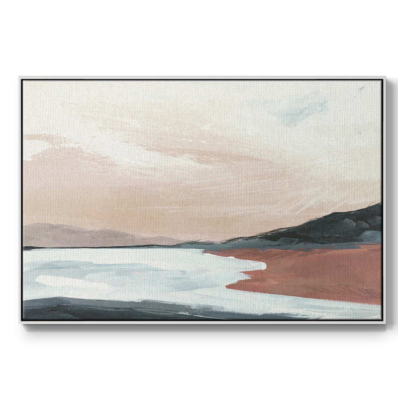 Paynes Coast II, reproduction d'art sur toile, Blanc, H 27 po x l 41 po x P 2 po