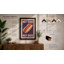 Hot Dog Poster Retro - Framed Print-991330970-991330968