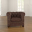 Batch Faux Leather Chesterfield Chair
