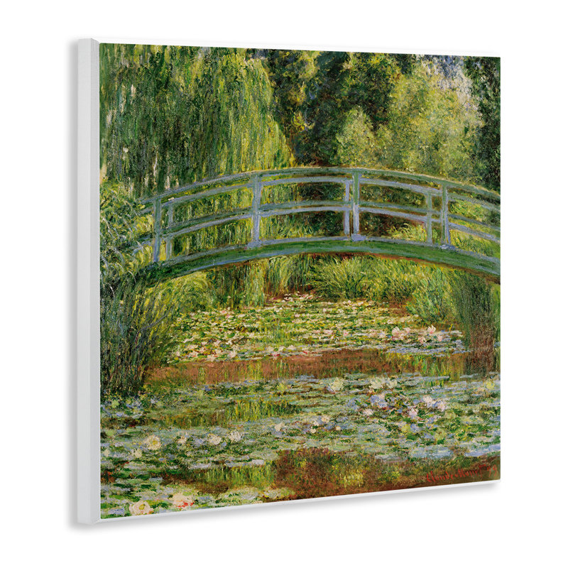 «The Water Lily Pond Monet Classic» par Claude Monet - reproduction d'art