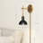 1 - Light Dimmable Plug-in Armed Sconce-676573365