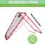 Rebondisseur de basketball avec cadre réglable