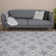 Carina Washable Rugs Trellis Design in Grey