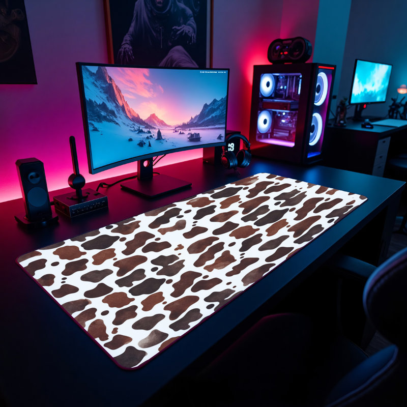 Polyester Desk Pad, 14.4x12.1