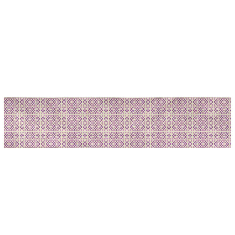 Chemin de table diamants Avicia, 73,5 po x 17,5 po, Poly, Mauve