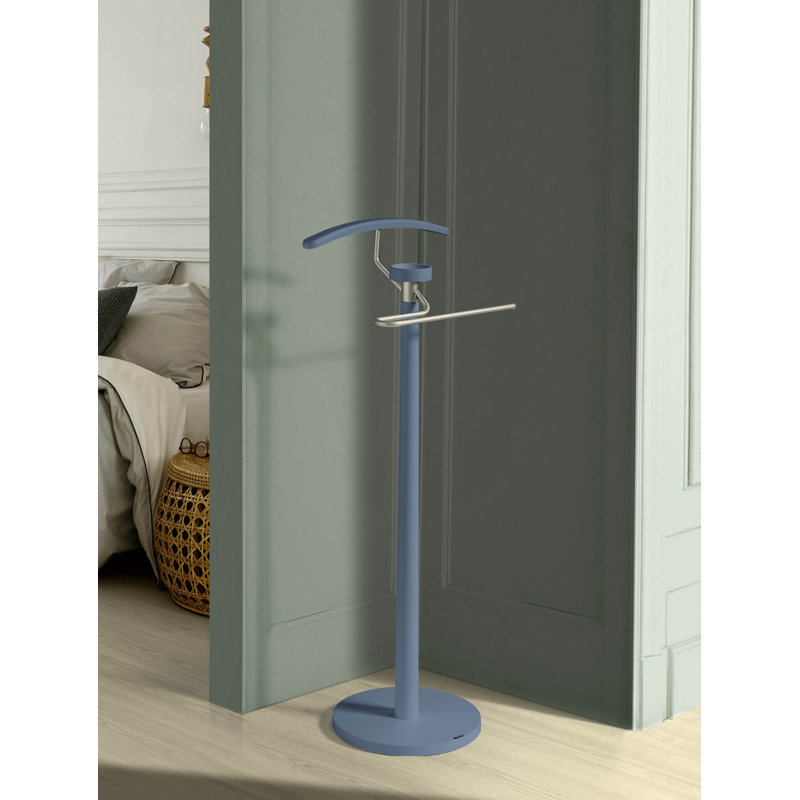 Freestanding Valet Stand, Blue