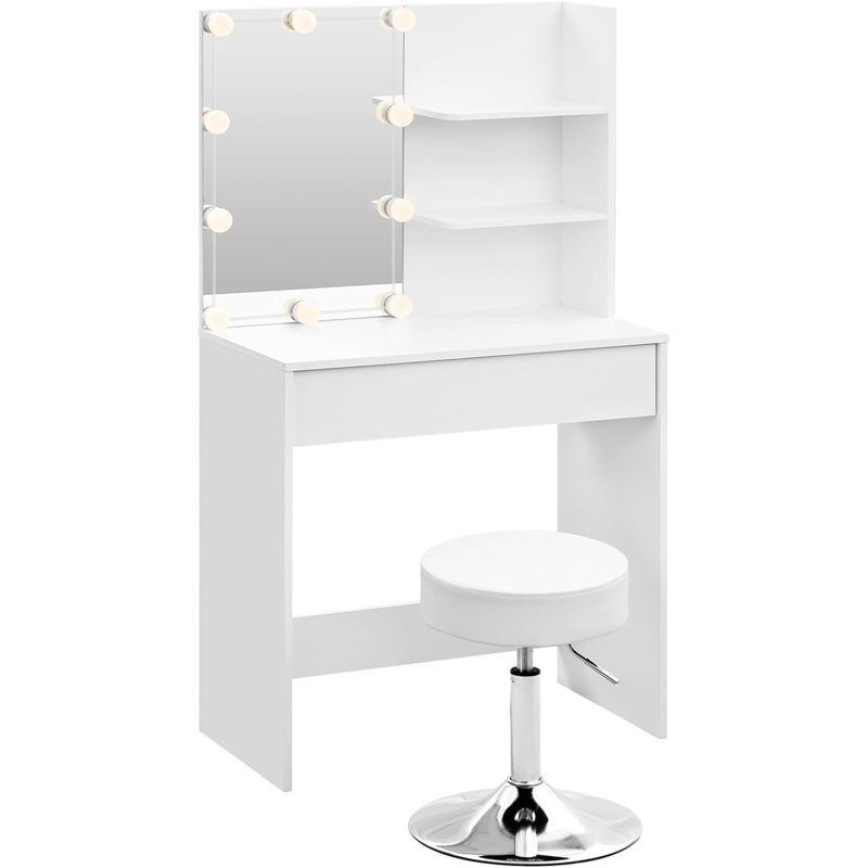 Endya Dressing Table with Mirror
