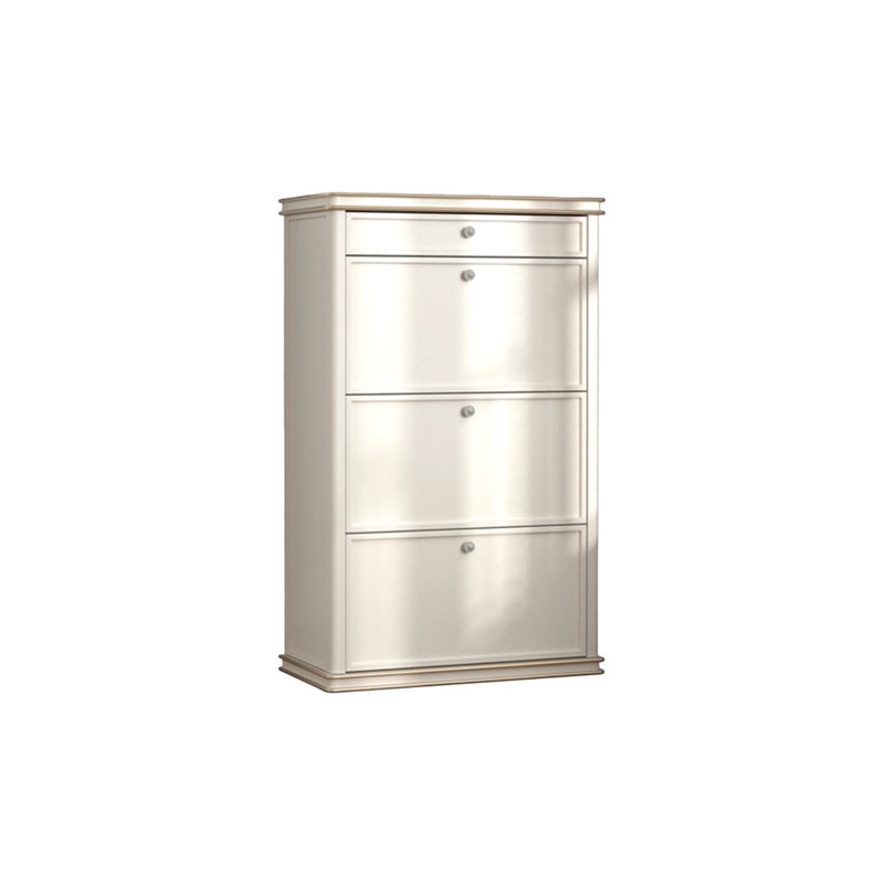 Beige Solid wood Shoe Storage