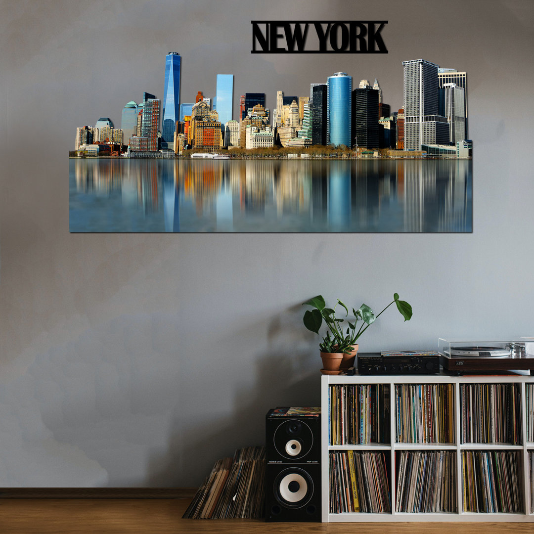 New York Legno MDF Wall Décor