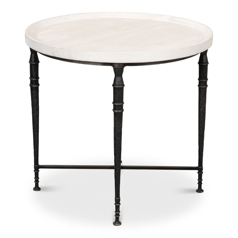 Nathaniel Solid Wood Top End Table