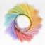 Couronne de plumes artificielles colorées 20 pouces Ansuma
