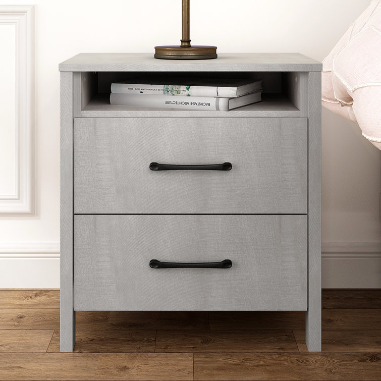 Allysyn 22.7" 2  Drawer Nightstand