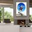 Toile épique Graffiti «Llama On Skateboard» par John Hovenstine, 40 po x 54 po