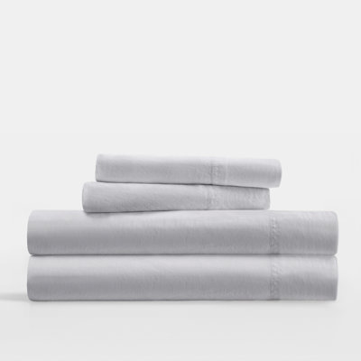 Sateen Long-Staple Cotton Deep Pocket Sheet Set