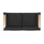 Avec accents en composite et coussins moelleux