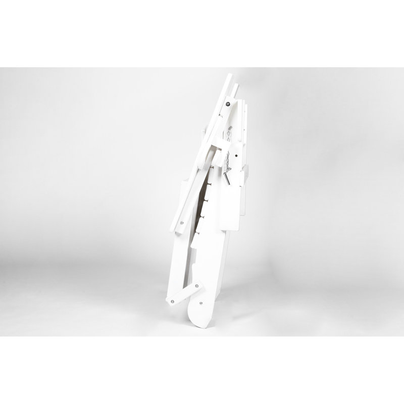 3 Folding Chair In White. Enjoy A Spacious And Comfortable Seat. . . Simple Assembly Process White With Side Table. Outdoors Comfort. Weather . Quick Install