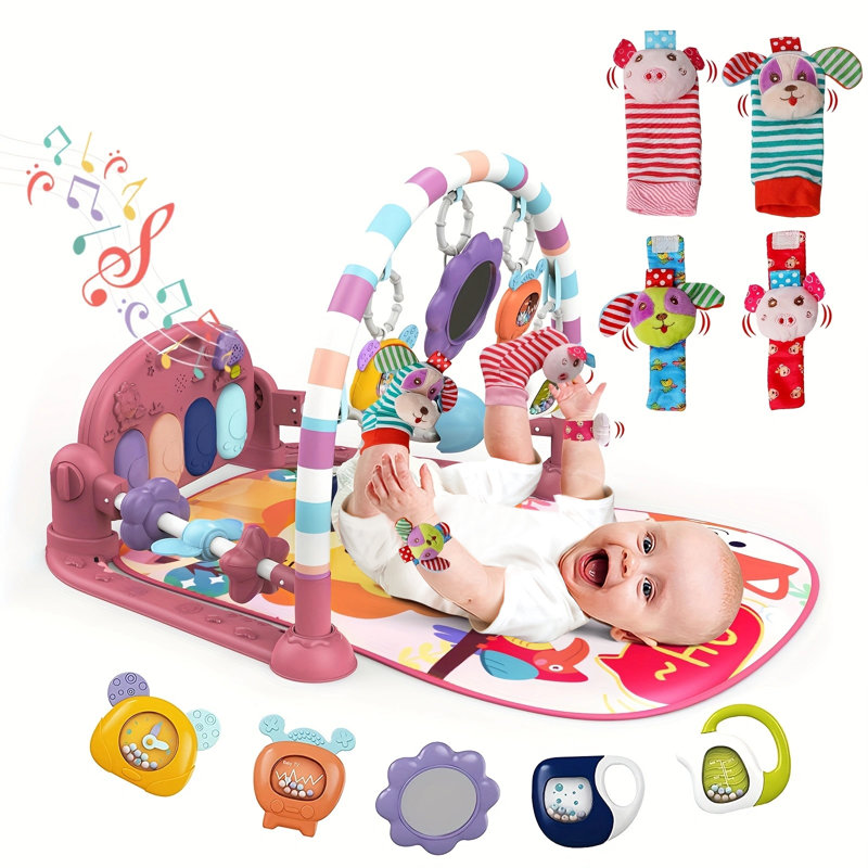 Tapis pour bébé Baby Gym, Rose