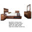 Ensemble de chambre avec grand lit 5 pièces Zeko-114566090