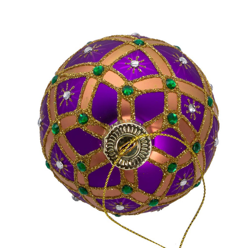 Ornement boule en verre