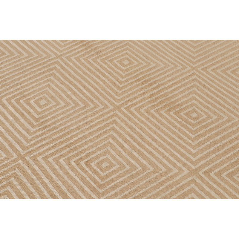 Rug & Kilim’S Art Deco Style Rug In Beige With Geometric Patterns “Dorian”