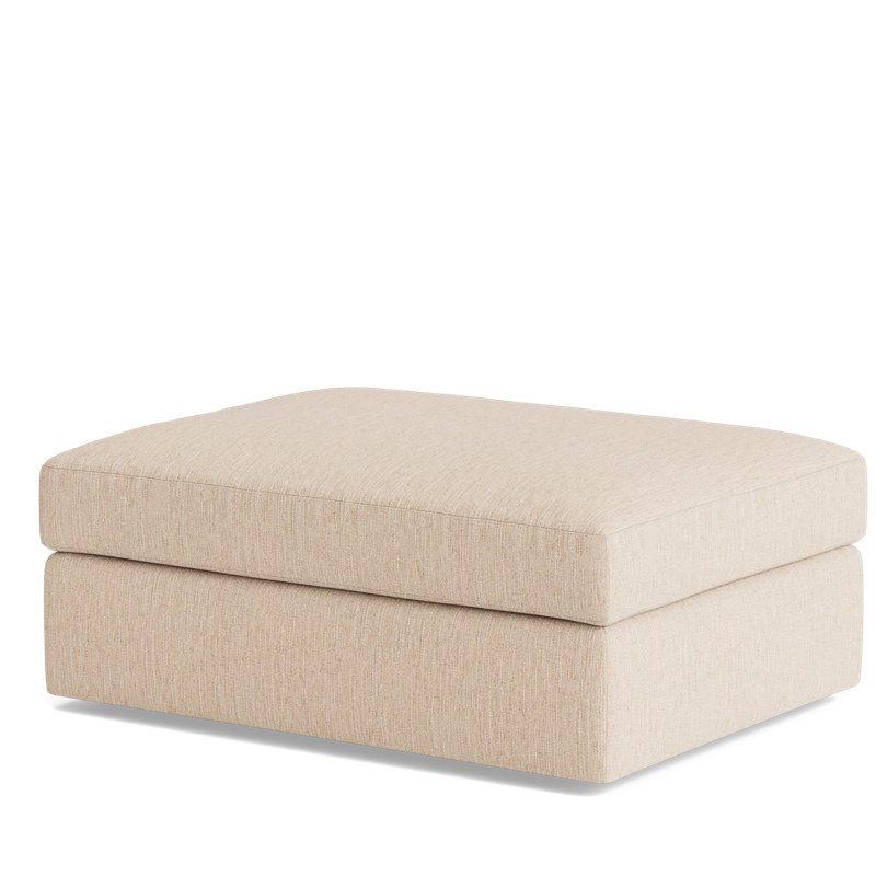 The OG Ottoman, Performance Weave - Tan