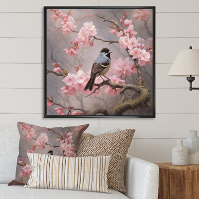 " Bluebird On Blossom Cherry I "