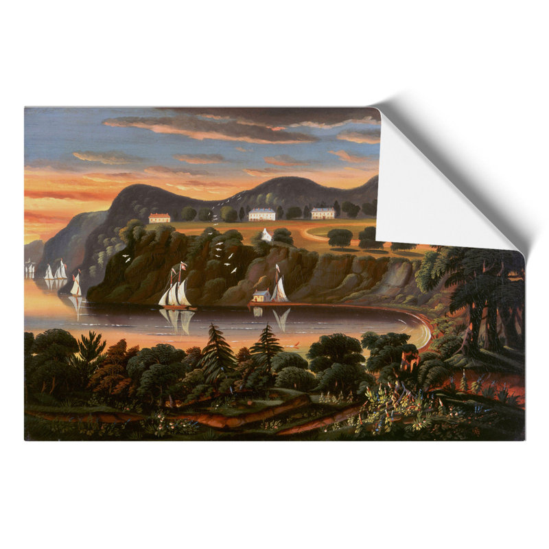 View of Hudson River by Thomas Chambers - Frameless Print, 30cm H x 42cm W x 0.1cm D