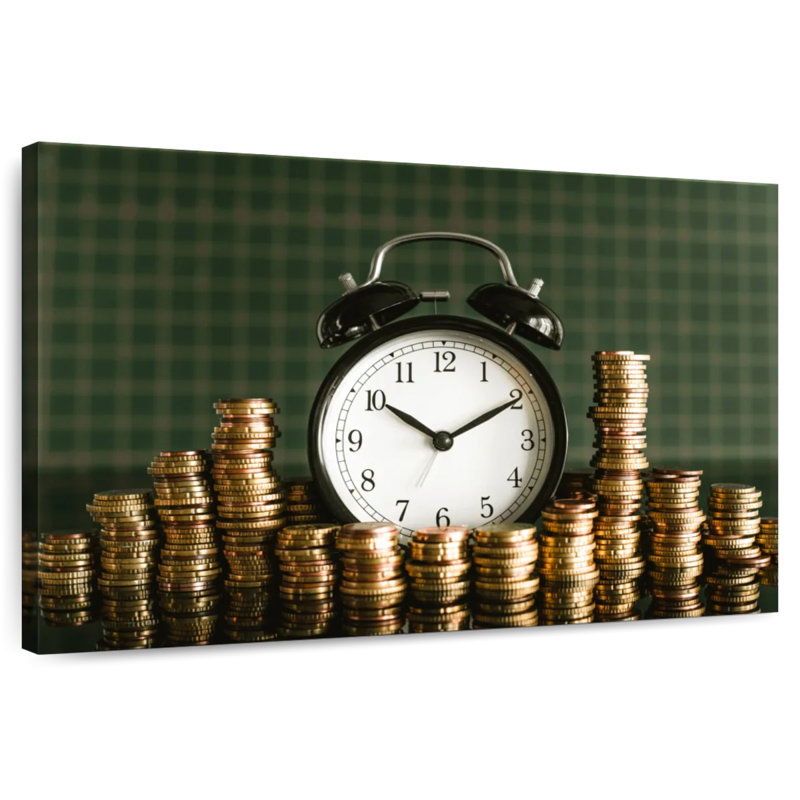 Kerner Time Is Money, 16" H x 24" W